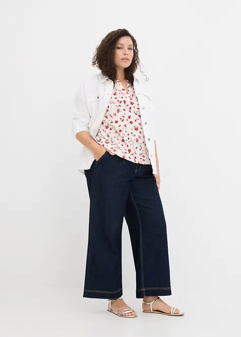 Blustunika i b&ouml;ljande viskos, bonprix