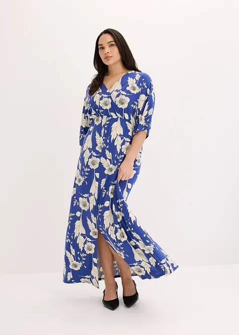 Jerseykl&auml;nning i mjuk viskosmix, bonprix