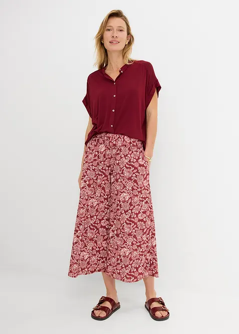 Culotter i poplin, bonprix