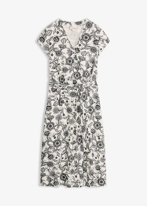 Jerseykl&auml;nning av viskosmix, bonprix