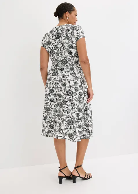 Jerseykl&auml;nning av viskosmix, bonprix