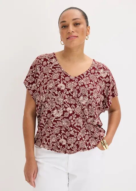 Topp i fintr&aring;dig viskosmix, bonprix