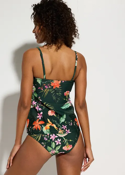 Band&aring;tankini med omlottdetalj (2 delar), bonprix