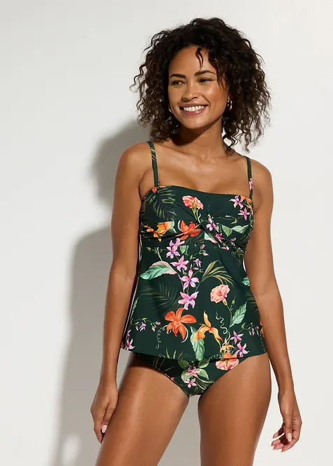 Band&aring;tankini med omlottdetalj (2 delar), bonprix