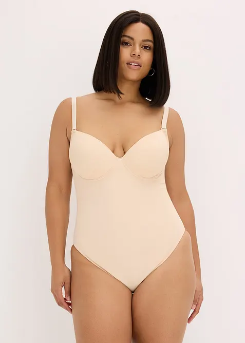 Multiway-body med &ouml;ppen rygg och medelh&ouml;g formande effekt, bonprix