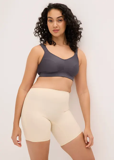 Cykelbyxa med medelh&ouml;g formande kraft, l&aring;g linning bak, bonprix