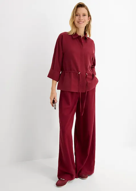 Blus av mjuk viskosmix, bonprix