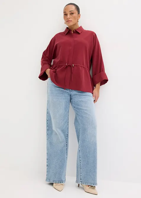 Blus av mjuk viskosmix, bonprix