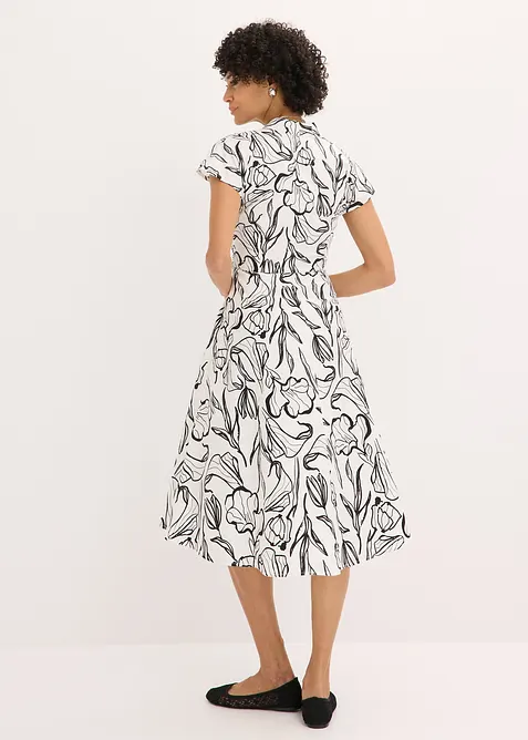 Kl&auml;nning med drapering, bonprix