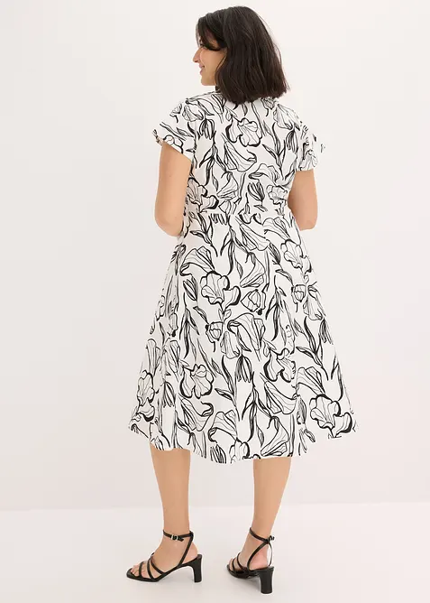 Kl&auml;nning med drapering, bonprix