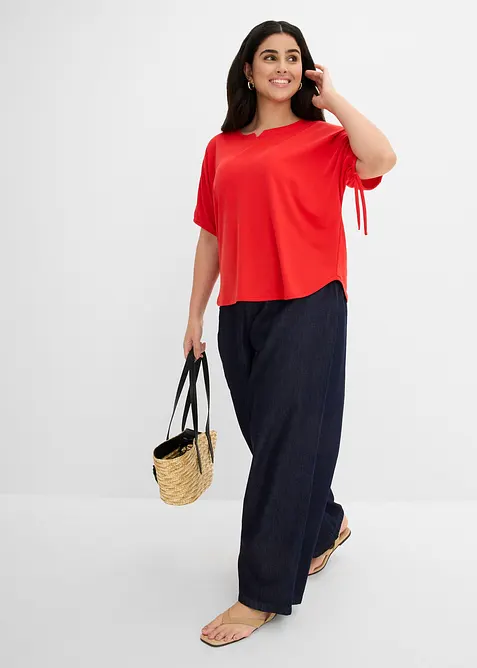 Ledig topp i kraftig pik&eacute;, bonprix