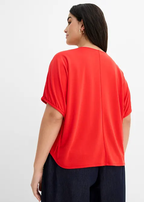 Ledig topp i kraftig pik&eacute;, bonprix