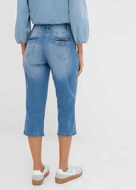 Slim Fit Capri Jeans Mid Waist, bonprix