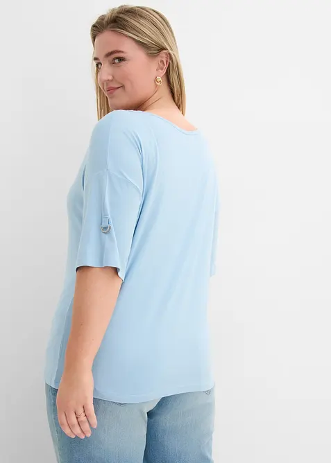 T-shirt med b&aring;tringning, bonprix