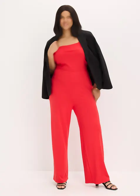 Jumpsuit med axelband som knyts, bonprix