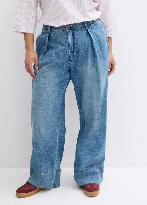 Wide Leg-jeans, High Waist, bonprix