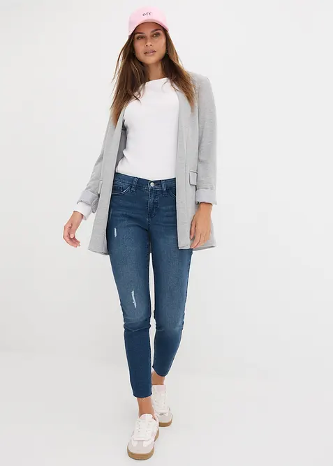 Skinny Jeans Mid Waist, kroppade, bonprix