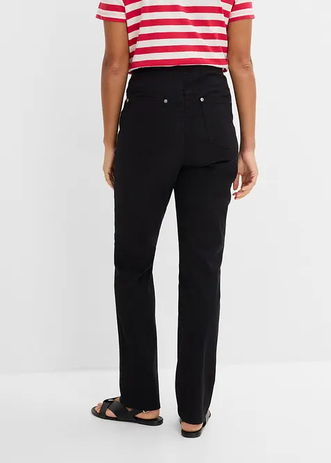 Twillbyxa av elastisk bomullsmix, bonprix