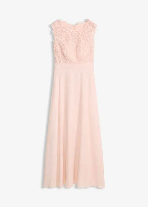 L&aring;ng aftonkl&auml;nning med spets, bonprix