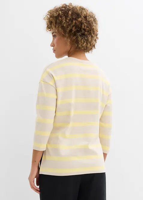 L&aring;ng topp i tjockt material av ekologisk bomull, bonprix