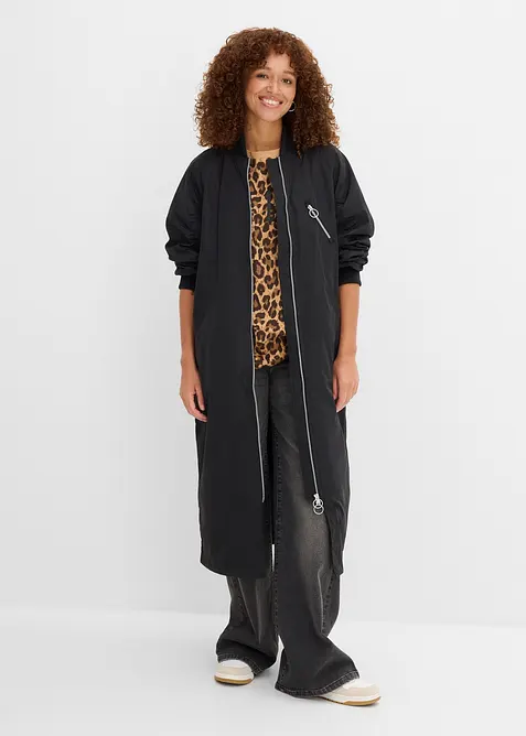 Bluskappa med stickad krage, bonprix