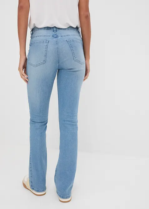 Flared Jeans Mid Waist, Stretch, bonprix
