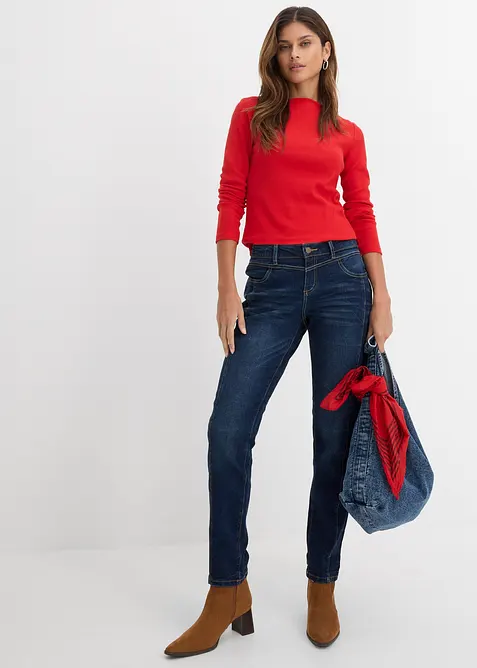 Straight Jeans Mid Waist, bonprix