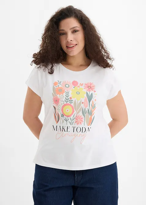 T-shirt i bomull, bonprix