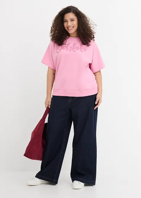 Sweatshirt i bomullsmix, bonprix