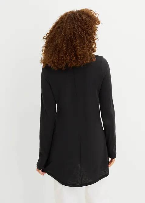 L&aring;ng&auml;rmad topp av ren bomull, bonprix