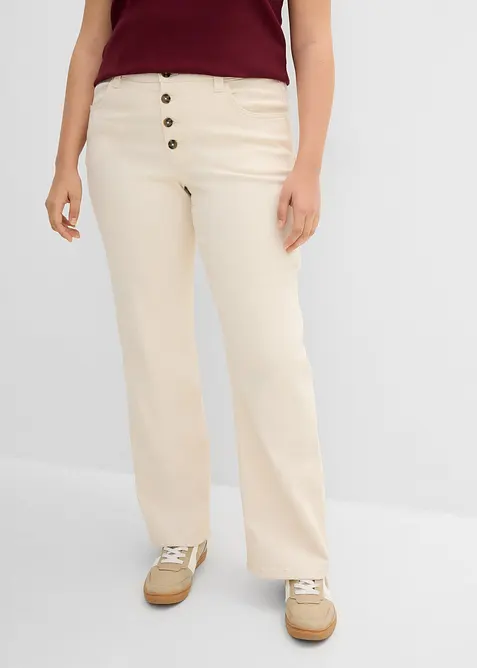 Straight Jeans High Waist, Stretch, bonprix