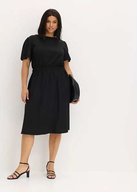 Utst&auml;lld jerseykl&auml;nning, bonprix