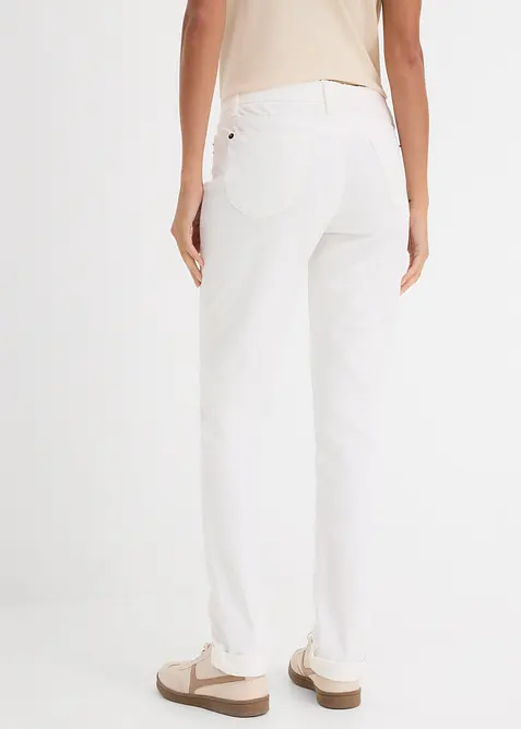 Straight Jeans Mid Waist, Stretch, bonprix