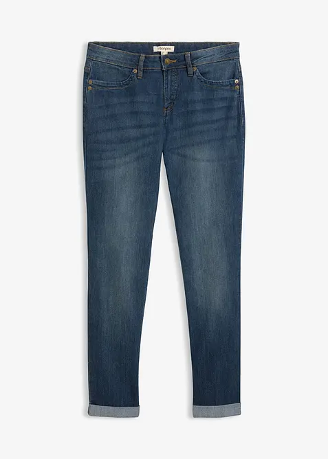 Straight Jeans Mid Waist, Stretch, bonprix