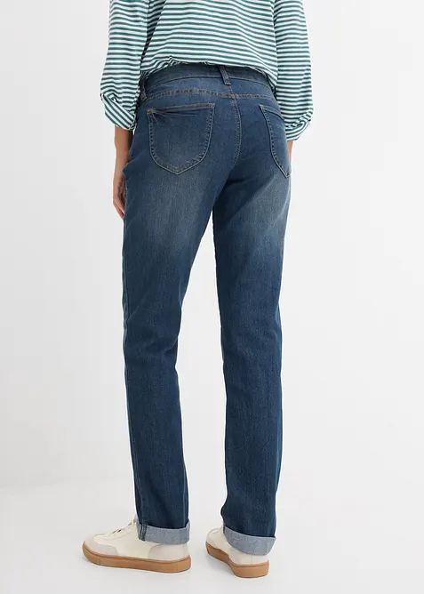 Straight Jeans Mid Waist, Stretch, bonprix