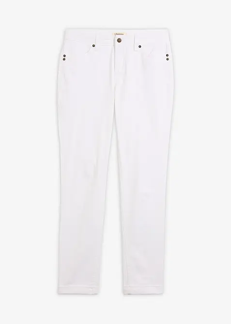 Straight Jeans Mid Waist, Stretch, bonprix