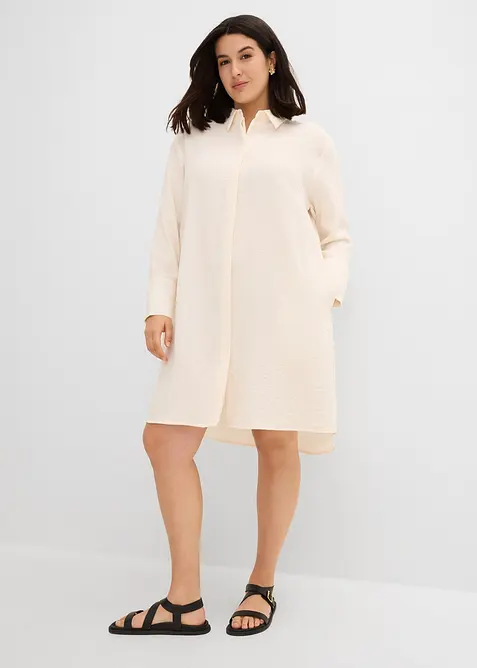 L&aring;ng blus av mjuk viskos, bonprix