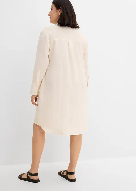 L&aring;ng blus av mjuk viskos, bonprix