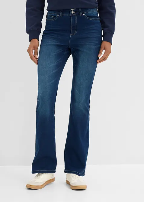 Shaping Bootcut Jeans Mid Waist, bonprix