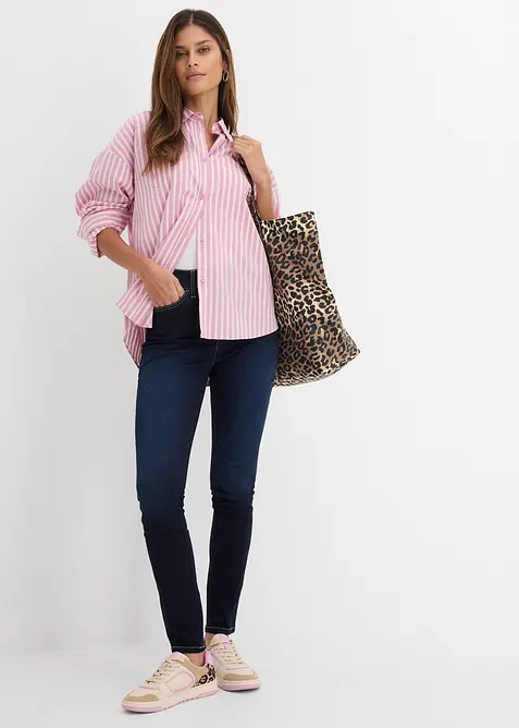 Highwaist-jeans i Slim Fit med Super Stretch, bonprix