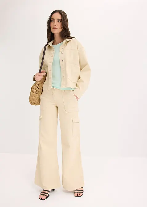 Blusjacka i ren bomull, bonprix