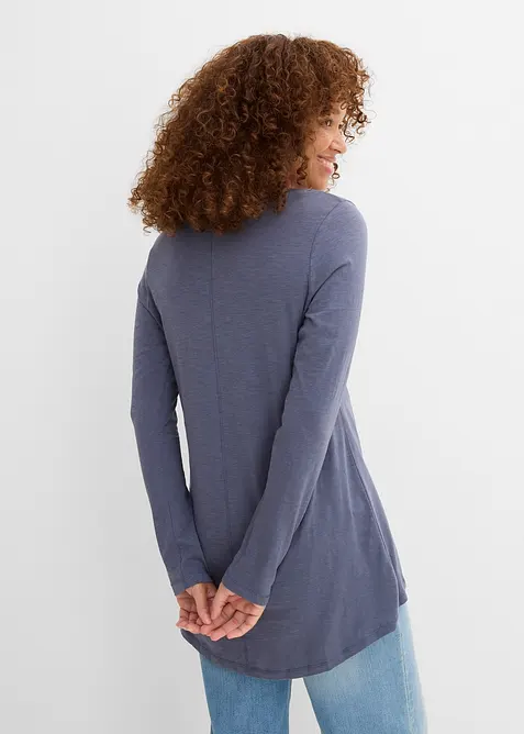 L&aring;ng&auml;rmad topp av ren bomull, bonprix