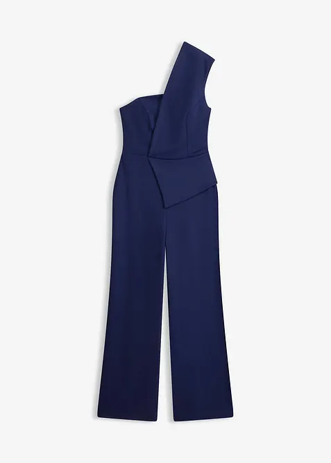 Jumpsuit i kr&auml;pp med struktur, bonprix