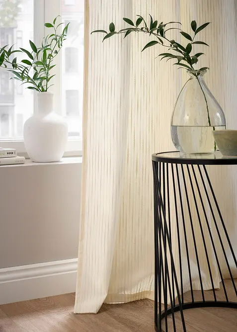 Gardinl&auml;ngd i bomull (1-pack), bonprix