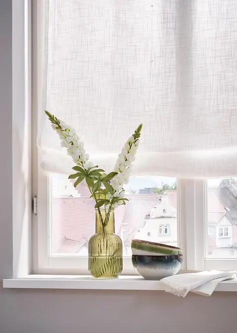 Hissgardin med linnelook, bonprix