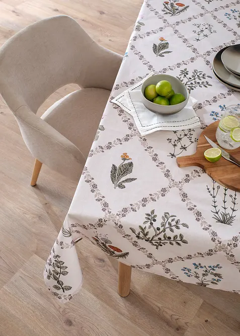 Bordsduk i ekologisk bomull, bonprix