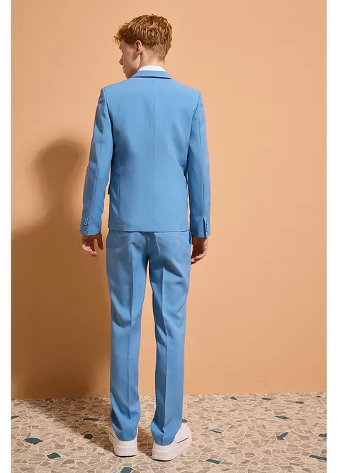 Kostym (4 delar) med skjorta och slips, bonprix