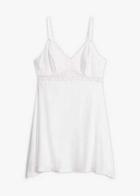 Neglig&eacute; av mjuk viskosmix, bonprix