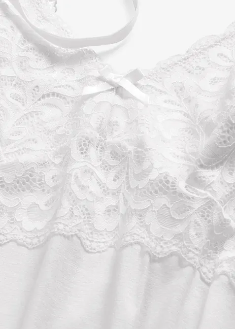 Neglig&eacute; av mjuk viskosmix, bonprix