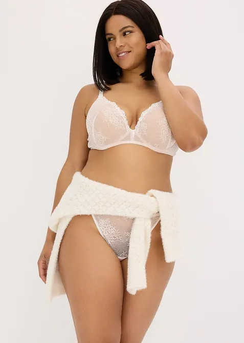 BH med formpressade kupor och bygel, bonprix